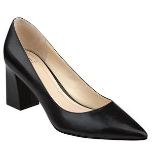 Marc Fisher Zala Block Heel Pointy Toe Pumps | Size 7.5